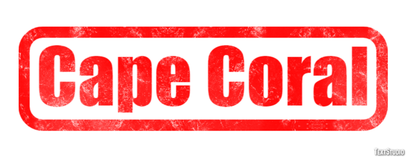 Cape Coral Efekt tekstowy