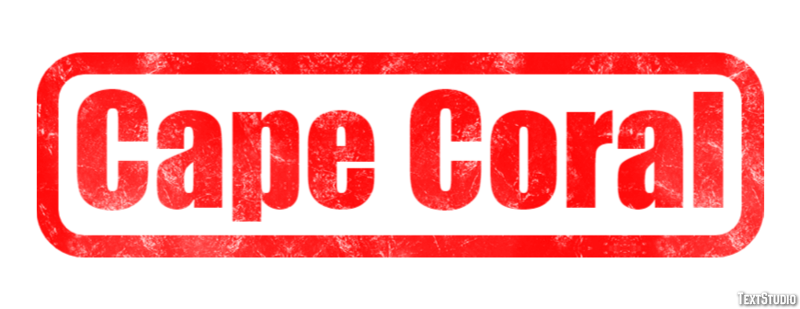 Cape Coral Efekt tekstowy