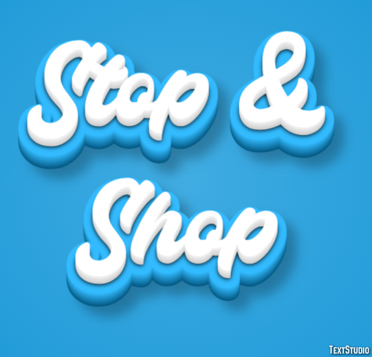 Stop & Shop Efecto de Texto