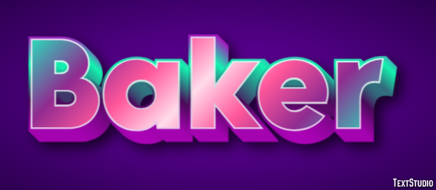 Baker Text Effect