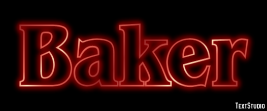 Baker Text Effect