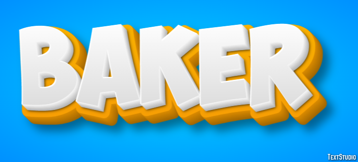 Baker Text Effect