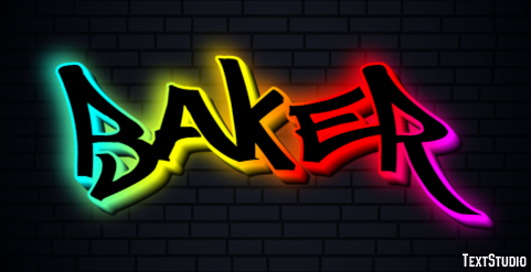 Baker Text Effect