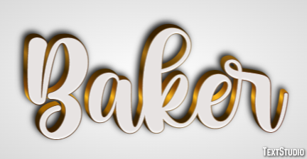 Baker Text Effect