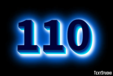 110 Effetto testo