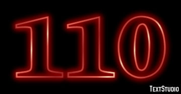 110 Effetto testo