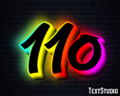 110 Effetto testo