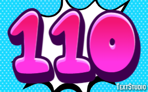 110 Effetto testo