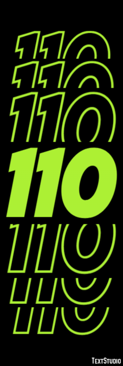 110 Effetto testo
