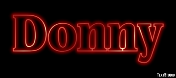 Donny Effet de texte