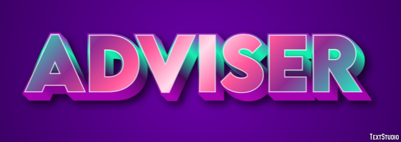 Adviser Text Effect