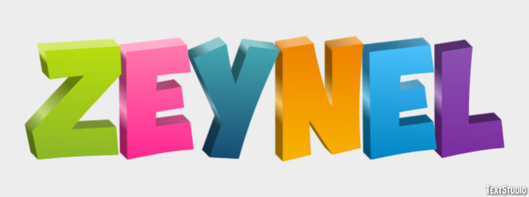 Zeynel Texteffekt