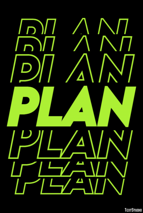Plan Effet de Texte