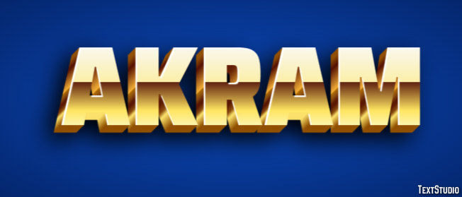 Akram Text Effect