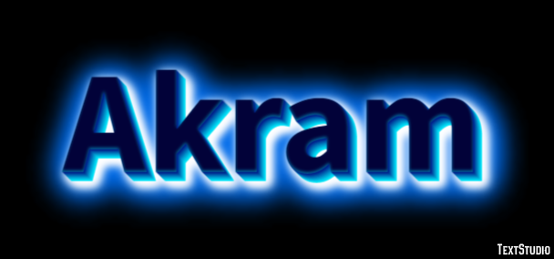 Akram Text Effect