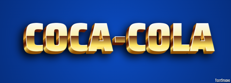 Coca-Cola Text Effect