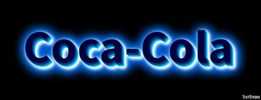 Coca-Cola Text Effect