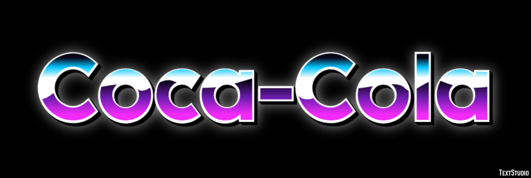Coca-Cola Text Effect