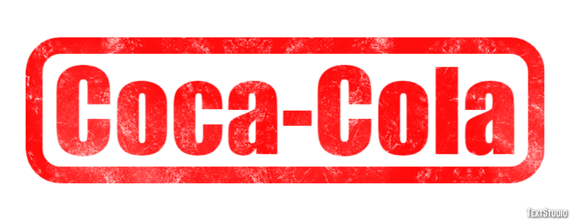 Coca-Cola Text Effect