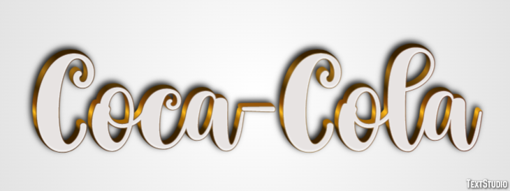 Coca-Cola Text Effect