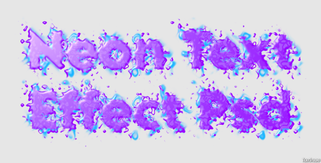 Neon Text Effect Psd Text Effect