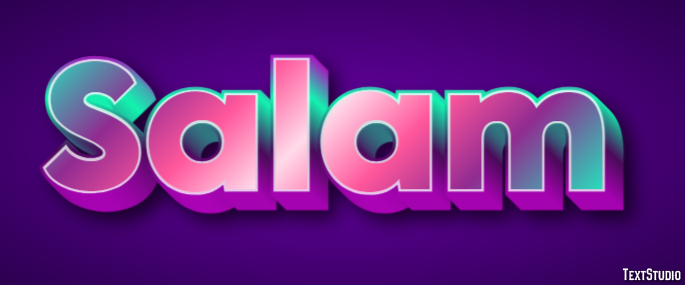 Salam Текстовый эффект