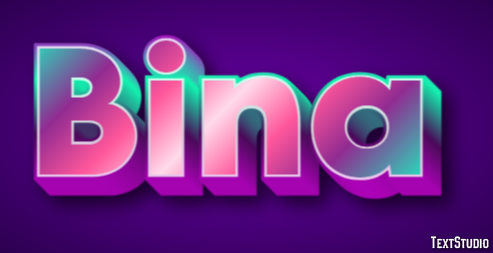 Bina Text Effect