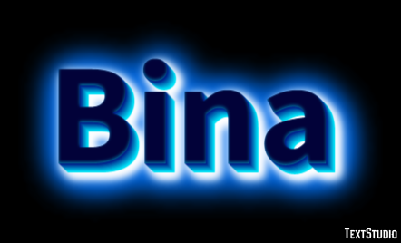 Bina Text effect