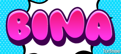 Bina Text effect