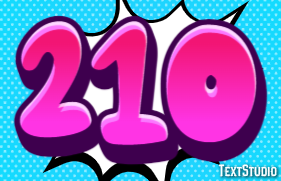 210 Text Effect
