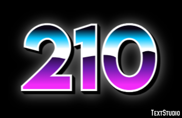 210 Text Effect