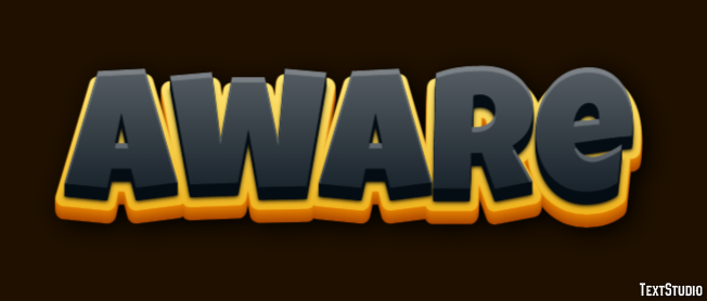 Aware Text Effect