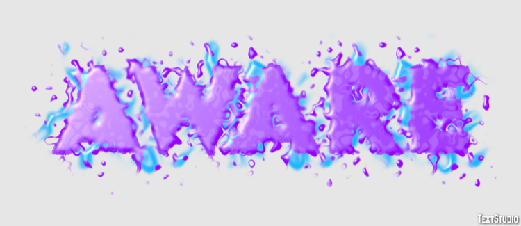 Aware Text Effect