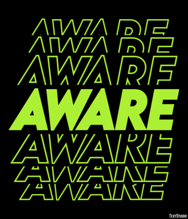 Aware Text Effect