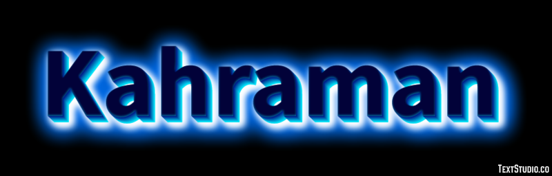 Kahraman Text Effect