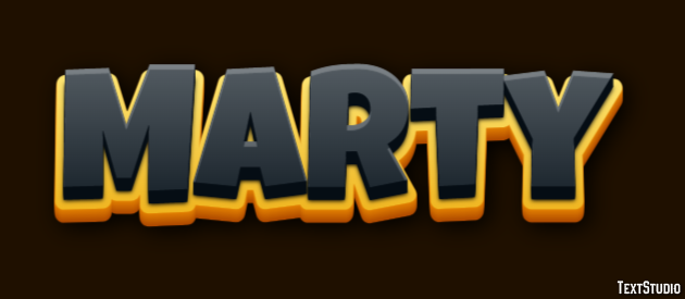 Marty Text effect
