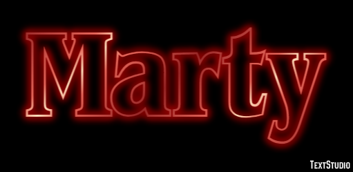 Marty Text effect