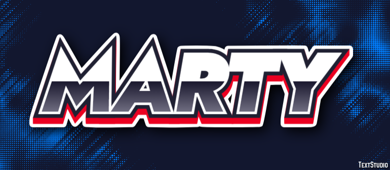 Marty Text effect