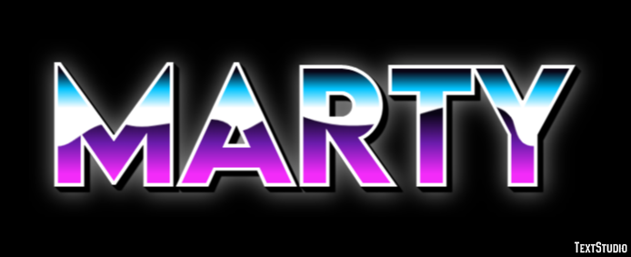 Marty Text Effect