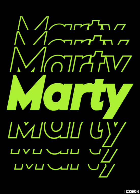 Marty Text Effect