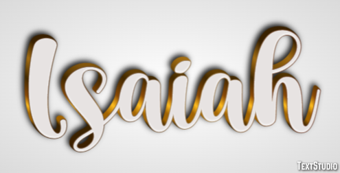 Isaiah Efecto de Texto
