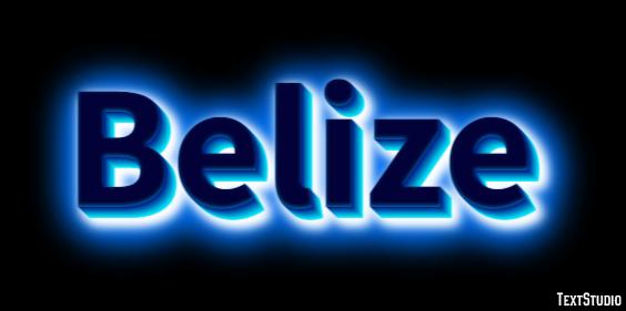 Belize Tekst Effect