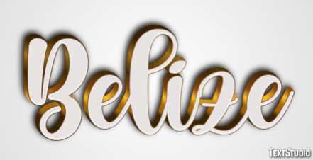 Belize Tekst Effect