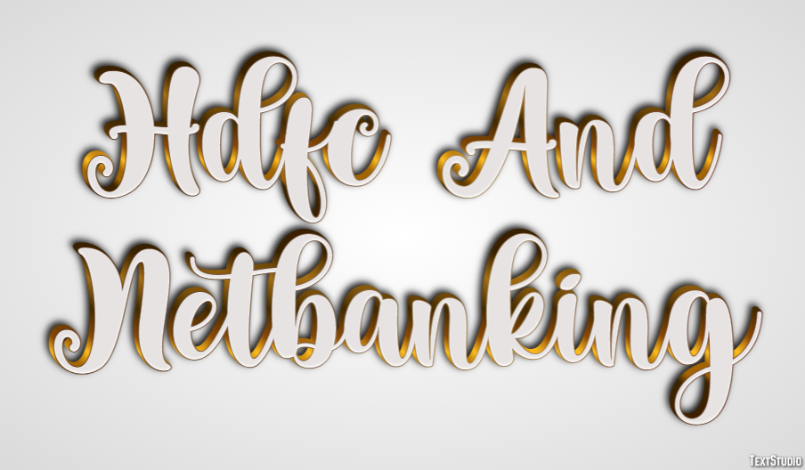 Hdfc And Netbanking Efeito de texto