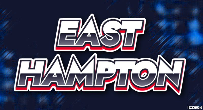 East Hampton Efekt tekstowy