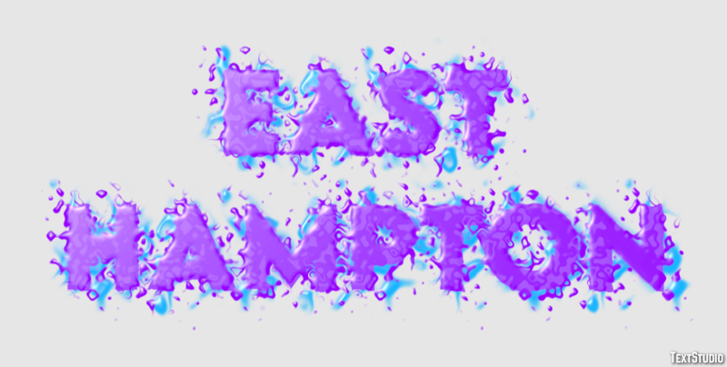 East Hampton Efekt tekstowy