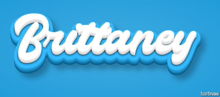 Brittaney テキスト効果
