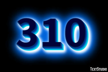 310 Text Effect