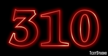 310 Text effect