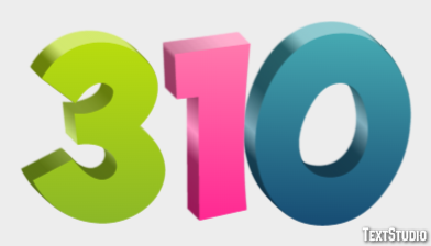 310 Text Effect